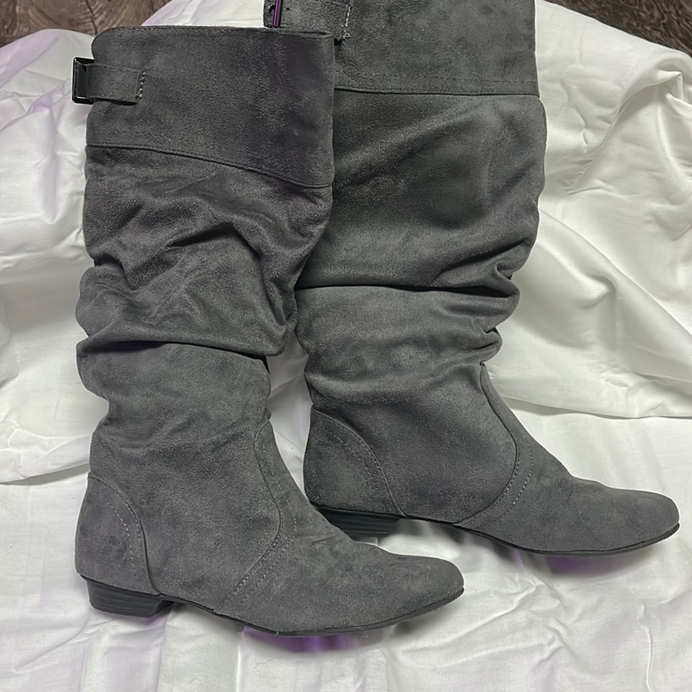 Gray Booties